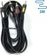Kabel Aigostar  Kabel audio 3,5 męski - 3RCA 3 m czarny Kabel audio 3,5 męski - 3RCA 3 m czarny 1