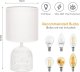Lampa stołowa Aigostar  Ceramiczna lampa stołowa bez źródła światła E14 Ceramiczna lampa stołowa bez źródła światła E14 6