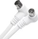 Kabel Aigostar  Kabel antenowy kąt prosty 3 m biały Kabel antenowy kąt prosty 3 m biały 3