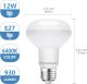 Aigostar  Żarówka diodowa skupiona LED R80 E27 12W 6500k 1170lm biała zimna Żarówka diodowa skupiona LED R80 E27 12W 6500k 1170lm biała zimna 5