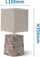 Lampa stołowa Aigostar  Ceramiczna lampa stołowa E14 Ceramiczna lampa stołowa bez źródła światła E14 1