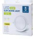Lampa sufitowa Aigostar  Panel Ultracienka podtynkowa okrągła lampa LED E6 20W biały ciepły Ultracienka podtynkowa okrągła lampa LED E6 20W biały ciepły 3