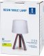 Lampa stołowa Aigostar  Lampa stołowa z żywicy E14 Lampa stołowa z żywicy bez źródła światła E14 10