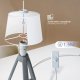 Lampa stołowa Aigostar  Lampa stołowa z żywicy E14 Lampa stołowa z żywicy bez źródła światła E14 7