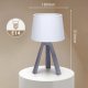 Lampa stołowa Aigostar  Lampa stołowa z żywicy E14 Lampa stołowa z żywicy bez źródła światła E14 8