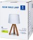 Lampa stołowa Aigostar  Lampa stołowa z żywicy  E14 Lampa stołowa z żywicy bez źródła światła E14 10