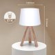 Lampa stołowa Aigostar  Lampa stołowa z żywicy  E14 Lampa stołowa z żywicy bez źródła światła E14 8