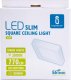 Aigostar  Panel kwadratowy natynkowy LED E6 12W biały ciepły Downlight kwadratowy natynkowy LED E6 12W biały ciepły 2