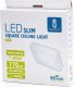 Aigostar  Panel kwadratowy natynkowy LED E6 12W biały ciepły Downlight kwadratowy natynkowy LED E6 12W biały ciepły 3