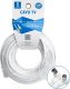 Kabel Aigostar  Kabel antenowy kąt prosty 15 m biały Kabel antenowy kąt prosty 15 m biały 1