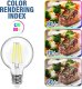 Aigostar  Żarówka LED Filament Przezroczysta G80 E27 4W Żarówka LED Filament Przezroczysta G80 E27 4W 3