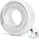 Kabel Aigostar  Kabel antenowy kąt prosty 25 m biały Kabel antenowy kąt prosty 25 m biały 1