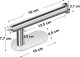 Smart Hardware UCHWYT WIESZAK NA PAPIER TOALETOWY SREBRNY 5