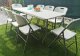 kontrast Solidne krzesło składane ogrodowe catering PARTY 47x58x87 cm białe 10