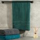 Eurofirany Ręcznik z bordiurą i błyszczącą nicią KARIN 70X140 czarny 4