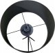 Lampa podłogowa Topeshop Hugo Lampa Podłogowa 1xE27 Max.40W Czarny/Transparentny/Czarny 2