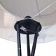 Lampa podłogowa Topeshop Hugo Lampa Podłogowa 1xE27 Max.40W Biały/Transparentny/Czarny 2