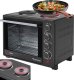 Mini piekarnik TurboTronic Piekarnik elektryczny 35L 1600w  + kuchenka elektryczna 2 palniki do gotowania TurboTronic 1