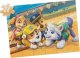 Spin Master 3w1 DREWNIANE PUZZLE Psi Patrol zestaw puzle dla dzieci 3+ EKOLOGICZNE 3