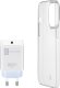 Cellular Line Cellularline Starter Kit Charger+Case f. iPhone 14, Trans 1