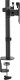 Vision VISION 2-fach-Monitor-Schreibtischstander - 30 JAHRE GARANTIE - geeignet fur Bildschirm 13-27 Zoll mit VESA-Grossen 75 x 75 oder 100 x 100 - 2-teilige Arme - Drehbar - Schnellentriegelung - schwenk-und neigbar - Klemme oder Tulle - Standerhohe 465 3