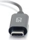 Adapter USB C2G C2G USB C to 3.5mm Audio Adapter - USB C to AUX Cable - USB C to Headphone Jack - Adapter USB-C auf Klinkenstecker - 24 pin USB-C mannlich zu mini-phone stereo 3.5 mm weiblich 2