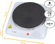First TZS First Austria Cooking Plate, Cast Iron, Single, 1500W, 185MM, Adjustable FA-5082-4 11