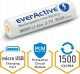 EverActive everActive USB įkraunamas 18650 3,7V 3500mAh akumuliatorius su PCM 10