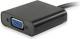 Adapter AV Equip HDMI - D-Sub (VGA) + Jack 3.5mm czarny (11903607) 1