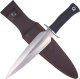 Muela Nóż Muela Caribu Remate Rubber Black, Satin 220mm 2