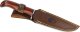 Muela Nóż Muela Brown Coral Wood, Satin X50CrMoV15 (GRED 2
