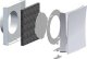 Vents Nawiewnik z kratką regulacyjną wewnętrzną i kratką okrągłą  PS 100WH 3