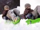 Prosperplast Sanki Bobslej z hamulcami Race S + Ślizg Jabłuszko 3
