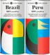 Kawa ziarnista Kiwi Garden Kawa specialty arabica 100% ZESTAW Peru + Brazylia 1
