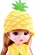 Jokomisiada Owocowa Laleczka Ananas breloczek ZA3764 4