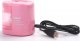 Eagle Temperówka na baterie Eagle EG-5161USB 2 otwory różowa 2