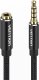 Kabel Vention Przedłużacz audio TRRS 3,5mm męski do 3,5mm żeński 1m Vention BHCBF czarny 2