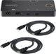 Przełącznik StarTech StarTech C2-H46-UC2-PD-KVM przełącznik KVM Czarny 8
