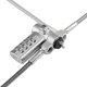 Linka zabezpieczająca StarTech UNIVC4D-LAPTOP-LOCK zapięcie do kabli czarny, srebrny 2 m 3
