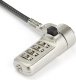 Linka zabezpieczająca StarTech LTLOCKNBL zapięcie do kabli czarny, srebrny 2,043 m 3