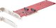 Kieszeń StarTech StarTech DUAL-M2-PCIE-CARD-B adapter Wewnętrzny M.2 10