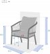 DLGTP Fotel ogrodowy aluminiowy ORIENGO 3