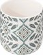 5five Pojemnik ceramiczny z pokrywą HAPACHE, wzór etno, Ø 9,8 cm 1
