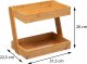 5five Organizer kuchenny z bambusa, 2 poziomy 1