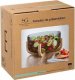 Secret de Gourmet Miska na sałatkę ARHA, 24 cm, szklana, z drewnianą podstawką 3