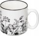 Secret de Gourmet Filiżanki ceramiczne na stojaku FLORAL, 240 ml, 4 sztuki 1