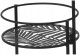 Atmosphera Kwietnik metalowy stojący LEAF, 3 podstawki na kwiaty, 49 cm, czarny 2