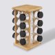 5five Zestaw pojemników na przyprawy, bamboo - 17 elementów w komplecie 2