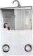 Douceur d`Interieur Firana na przelotkach biała LINAHE, 140 x 260 cm 3
