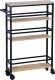 Kesper Wąski barek kuchenny z uchwytem i drewnianymi półkami, 81 x 50 x 15 cm 1